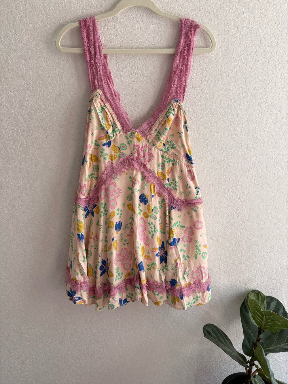 Urban Outfitters Tiffany Lace Trim Mini Dress Large - Picture 3 of 6